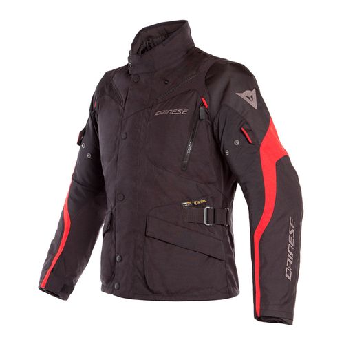 JAQUETA DAINESE TEMPEST 2 D-DRY PRETO/VERMELHO