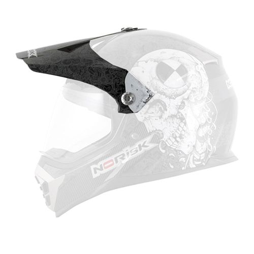 PALA  CAPACETE NORISK MX455 TEST MACHINE PRETO