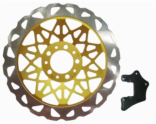 Discão Freio Titan 125 2000 a 2014, Titan 150 2004 a 2008 Scud 290mm Dourado