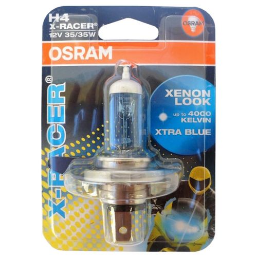 Lâmpada Farol H4 35/35 Super Branca Osram Titan Fan Ybr Cbx250 Twister Cb300 Fazer Cbx200 Strada Yes125 Intruder125