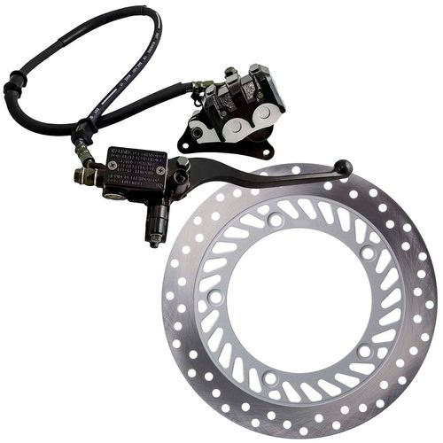 Sistema Freio Cbx250 Twister Cb300 Pinça Burrinho Flexível + Disco Freio