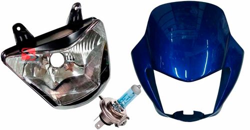 Farol Nx4 Falcon Lampada Carenagem Farol Azul 2000