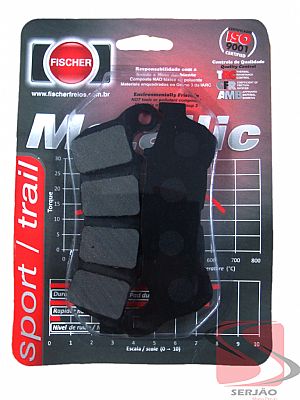 Pastilha de Freio  Diant. Fisher FJ 2360M  CB300 c/ ABS  -   XRE300 c/ ABS CB 600 Hornet c/ ABS