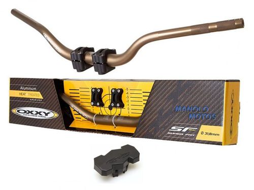 Guidão + Adaptador Oxxy Super Fat Bar - Dourado Alto