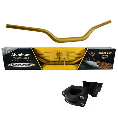 Guidão Oxxy Super Fat Bar - Alto - Dourado