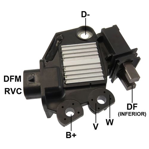 Regulador De Voltagem Chevrolet Agile Montana Camaro Captiva - 61534 - GA998