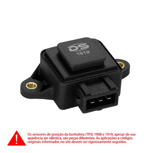 DS - 1919 - SENSOR DE POSIÇÃO DE BORBOLETA (TPS) GM/