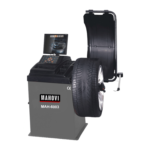 Balanceadora de pneus motorizada para veículos linha leve