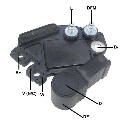 Regulador Voltagem Citroën C3, C4, Peugeot 206, 207 - Ga930 - 61481 - GA930