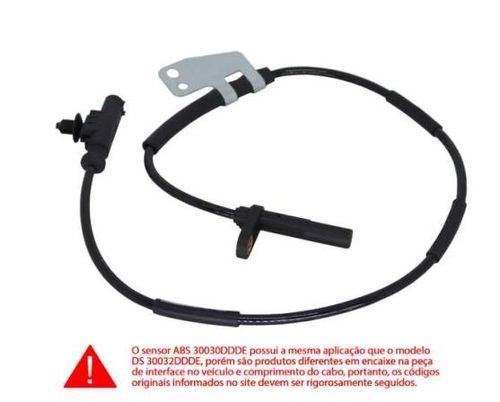 Sensor Abs Dianteiro S-10 08-11 Ld/E Ds