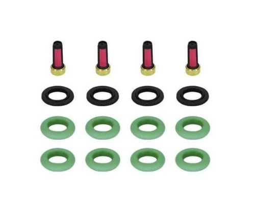 Kit Filtro Bico Injetor Corsa -18 1.0 8V Flex (4 Filtros) (12 Aneis) Ds