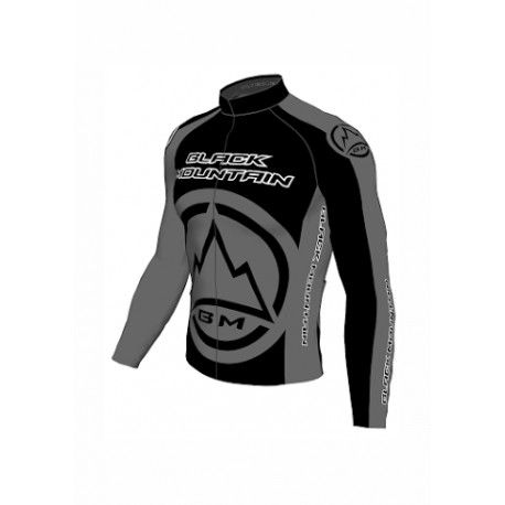 Camisa Bike Black Mountain Manga Longa