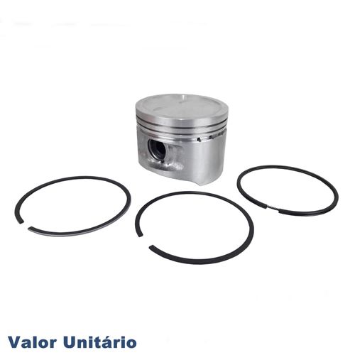 Pistão com Anéis de Segmento Medida STD Metal Leve Fiat Uno Elba Premio Tipo Mpi Motor 1.6 Sevel Gasolina Argentino