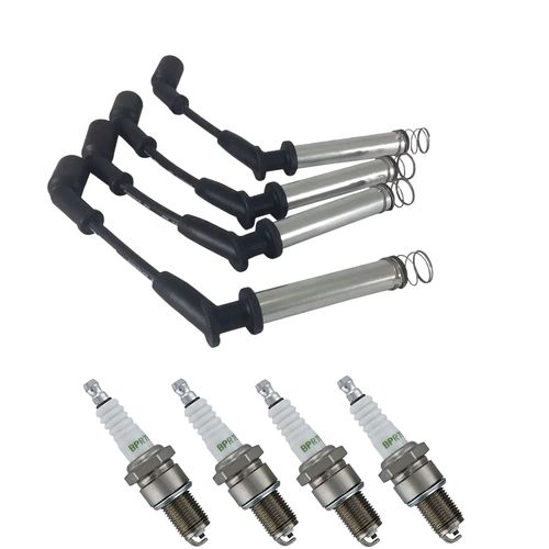 Jogo de Cabos e Vela de Ignição Chevrolet Onix e Prisma motores 1.4 Flex