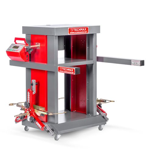 Alinhador Digital TECHMAX 2 cabeças ALD2 com Rack