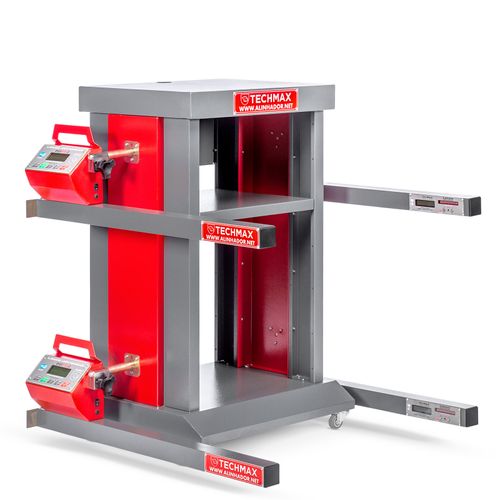 Alinhador Computadorizado TECHMAX 4 cabeças ALDWC2 com Rack