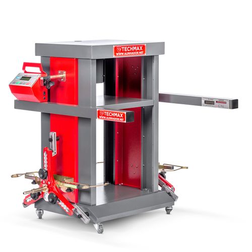 Alinhador Computadorizado TECHMAX 2 cabeças ALDWC1 com Rack