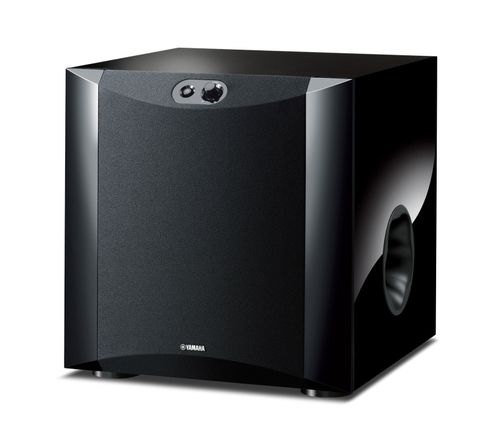 Subwoofer Ativo Yamaha NS-SW300 10" Bivolt 250W Black Piano
