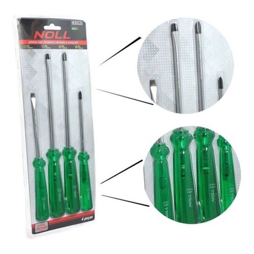 Jogo de Chaves de Fenda e Philips - Noll