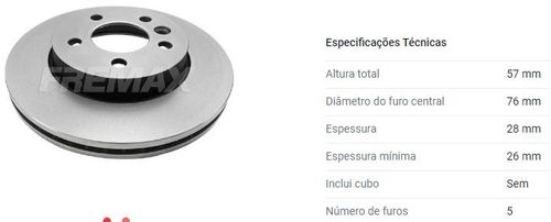 Disco Freio Dianteiro Amarok 2.0 16V 2010 A 2020 Ventilado