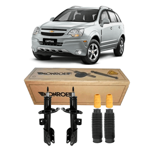 Par Amortecedor Dianteiro Captiva 2.4 3.6 2008 A 2017 + Kit Completo