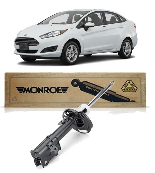 Par Amortecedor Dianteiro New Fiesta 2010 + Kit Completo