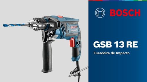 Furadeira de Impacto Bosch GSB 13 RE - 650W - 220V