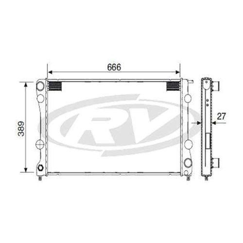 Radiador S-10 Blazer 2.8 2000 A 2004 Com E Sem Ar