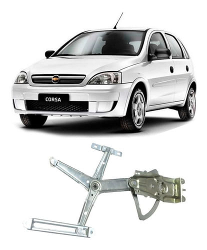 Máquina Vidro Elétrica Dianteira Esquerda Chevrolet Corsa 2002/2012