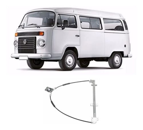 Máquina Vidro Mecânica Dianteira Direita Kombi 1995/2007