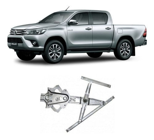 Máquina Vidro Elétrico Esquerdo Hilux 2005 Em Diante