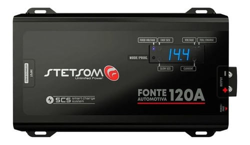 Fonte Automotiva Stetsom 120a Sistema Inteligente Scs