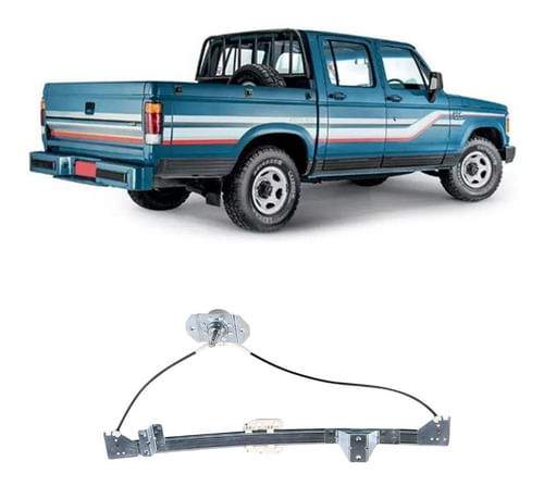 Máquina Vidro Mecânica Direito C20 D20 D40 1991/1996