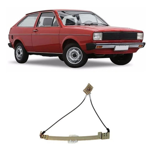 Máquina Vidro Mecânica Dianteira Esquerda Gol Parati 80/88