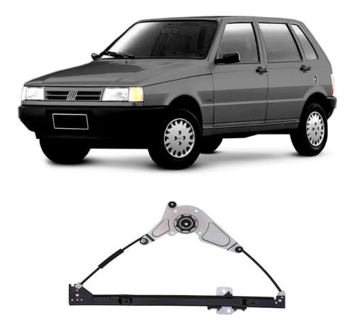 Máquina Vidro Elétrica Dianteira Direita Uno 84/13 4 Portas