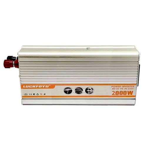 Inversor Tensão 2000w 12v Para 220v Veicular Transformador Conversor Com Tomada Padrão e Usb